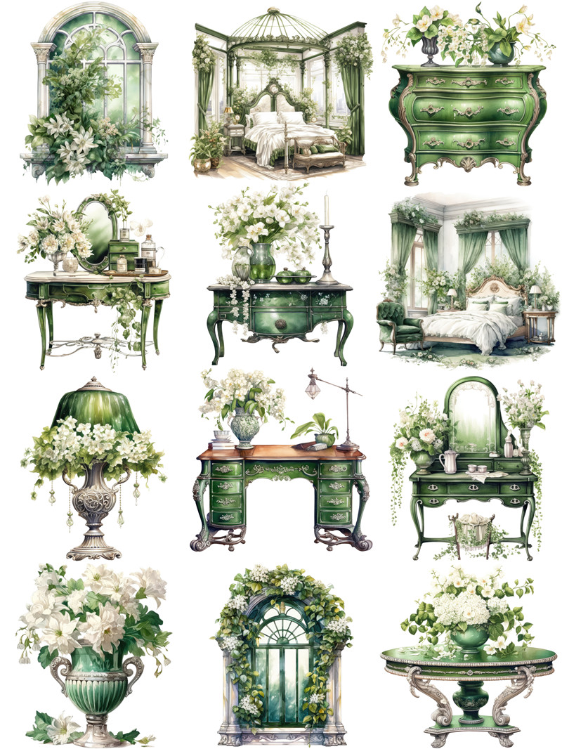 Green Victoria Stickers Crafts - Kids Toys Victoria 评论和价格