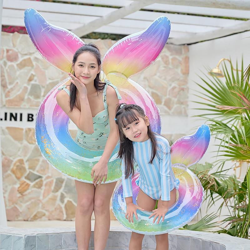 Inflatable Swimming Ring Merma - Kids Toys Play Youtube 评论和价格