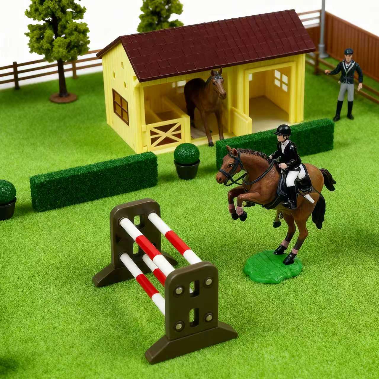 Simulation Horse Stable Playse - Kids Toys Horse 评论和价格